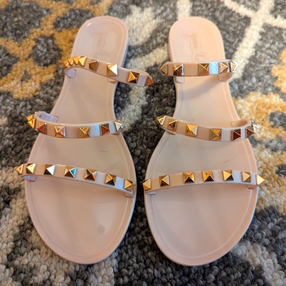 G&L Jelly Studded Sandals